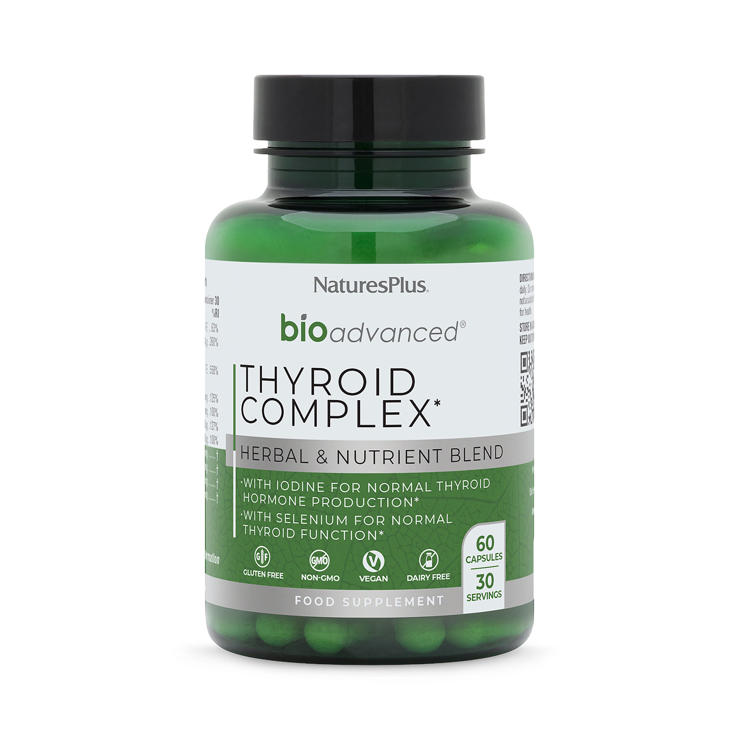 NaturesPlus BioAdvanced Thyroid Complex capsules (British brand)