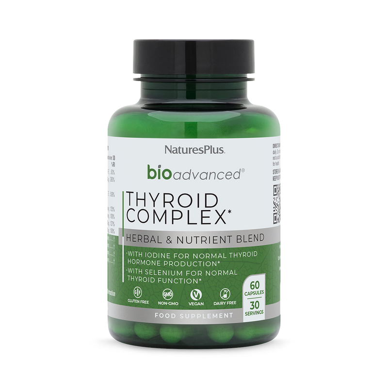 NaturesPlus BioAdvanced Thyroid Complex capsules (British brand)
