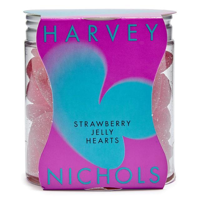 Harvey Nichols Strawberry Hearts Jelly Sweets   90g GOODS M&S   