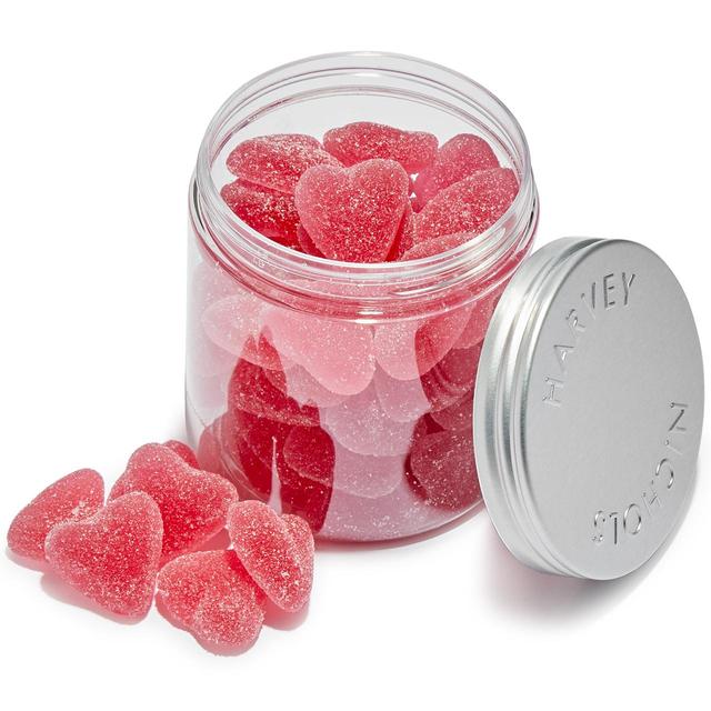 Harvey Nichols Strawberry Hearts Jelly Sweets   90g GOODS M&S   