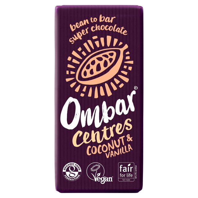 Ombar Centres Coconut & Vanilla Organic Vegan Fair Trade Chocolate   70g GOODS M&S   