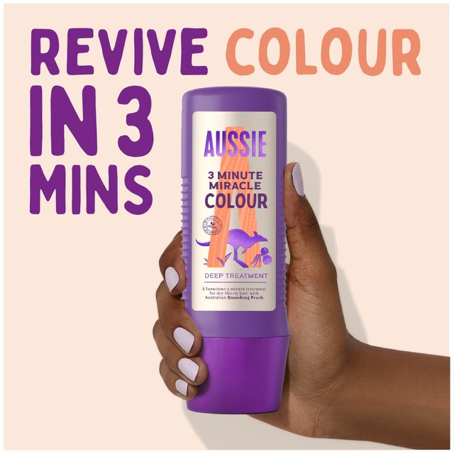 Aussie 3 Minute Miracle Colour Deep Treatment Hair Mask   225ml GOODS M&S   