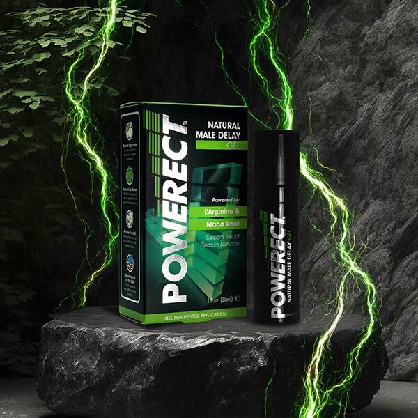 Powerect Natural Delay Gel 30ml fragrance free, UK version