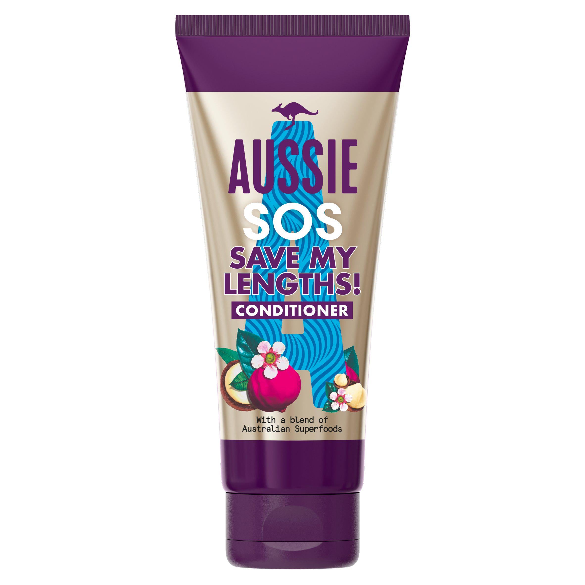 Aussie SOS Save My Lengths! Hair Conditioner & Instant Detangling 200ml GOODS Sainsburys   