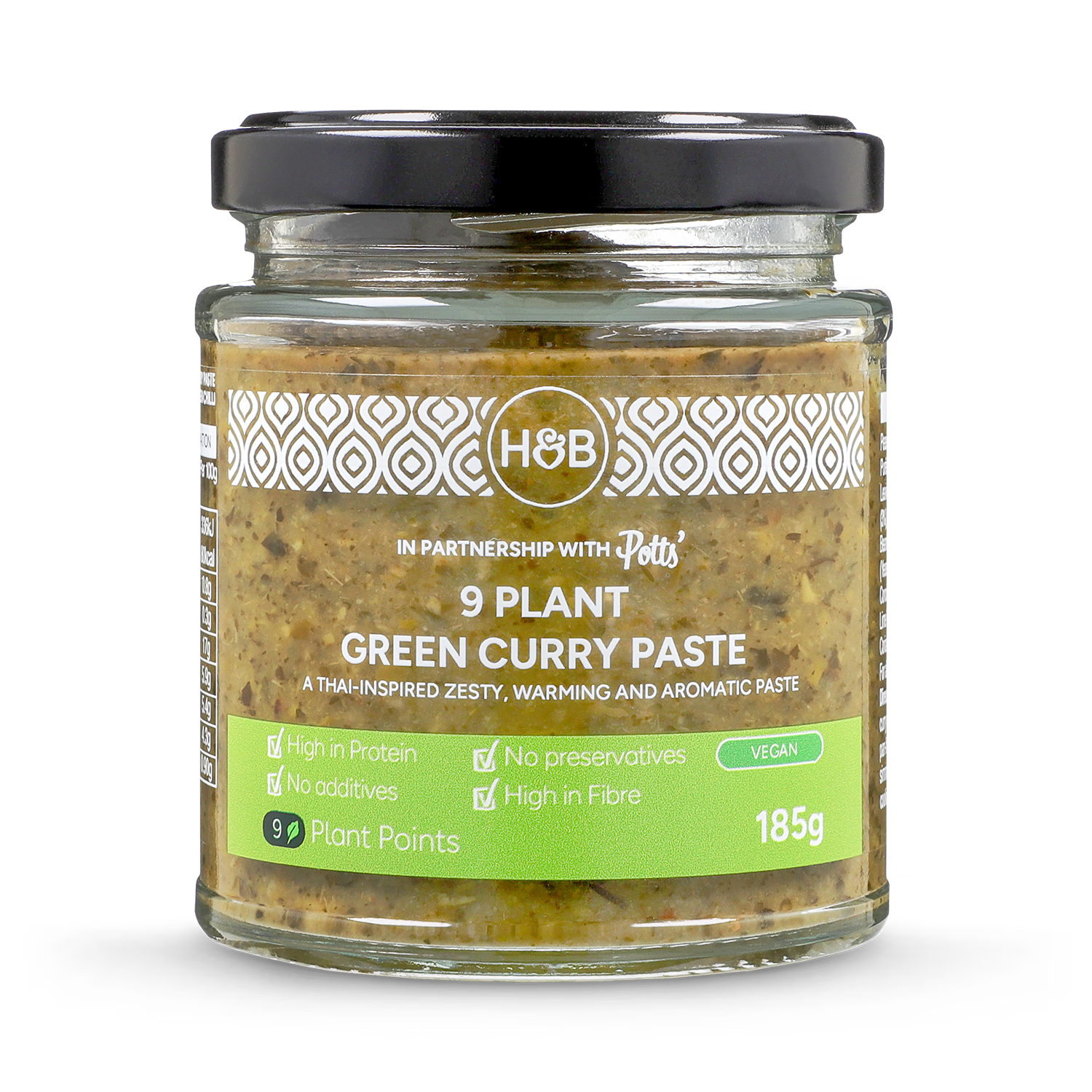 Holland & Barrett Green Thai Curry Paste 185g, UK version