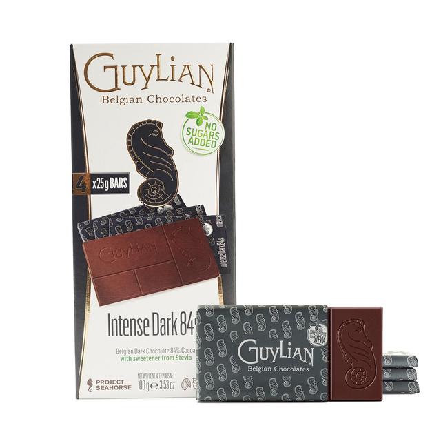 Guylian No Added Sugar Dark 84% Bars   100g GOODS M&S   