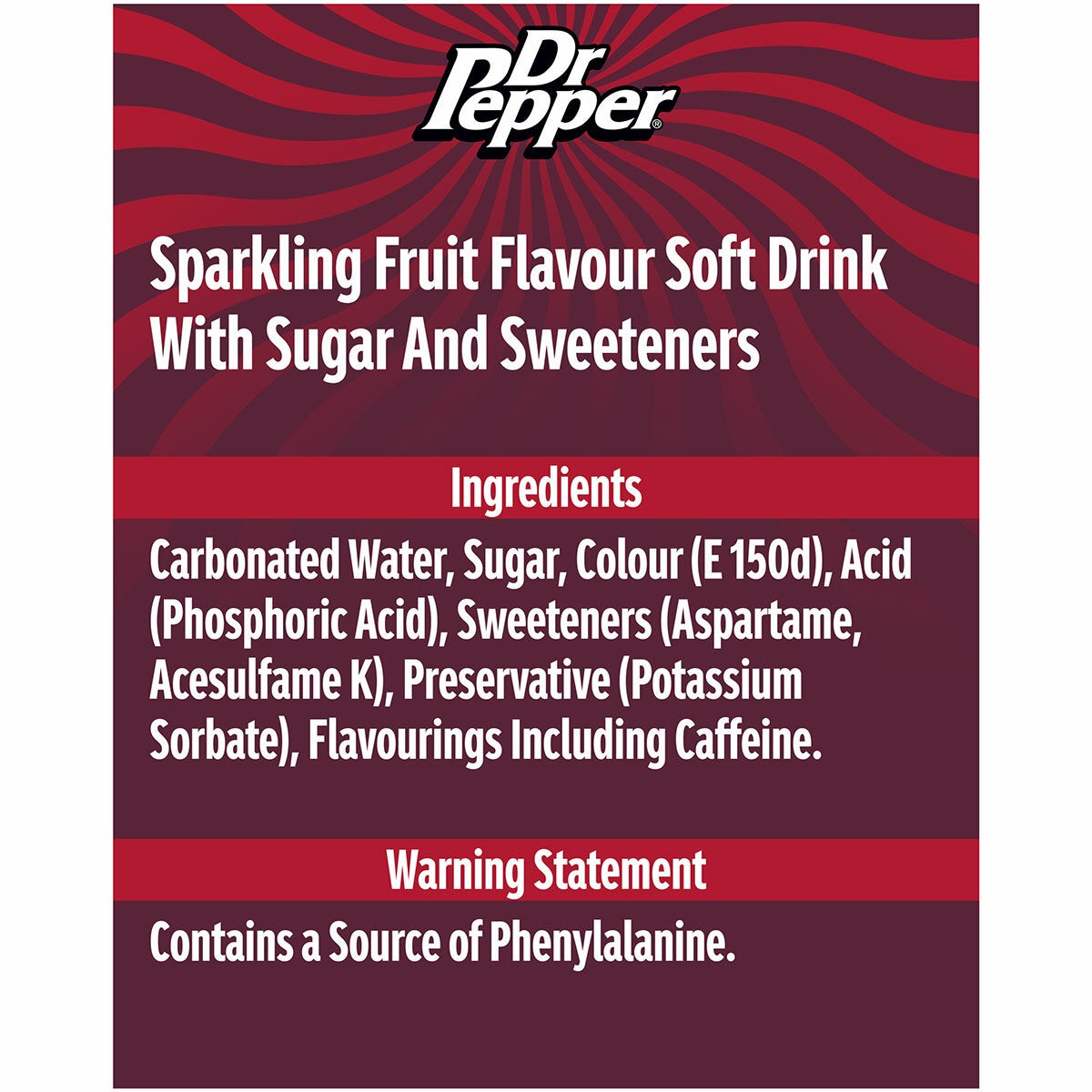 Fanta Dr Pepper Sprite variety pack 30 x 330ml, imported from the UK