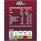 Fanta Dr Pepper Sprite variety pack 30 x 330ml, imported from the UK