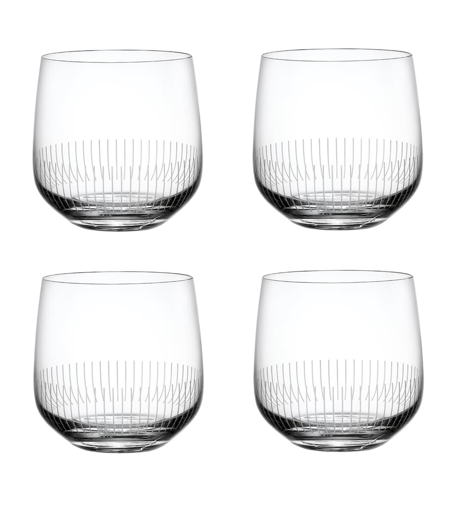 Villeroy & Boch Afina crystal water glasses set of 4 200ml (British brand)