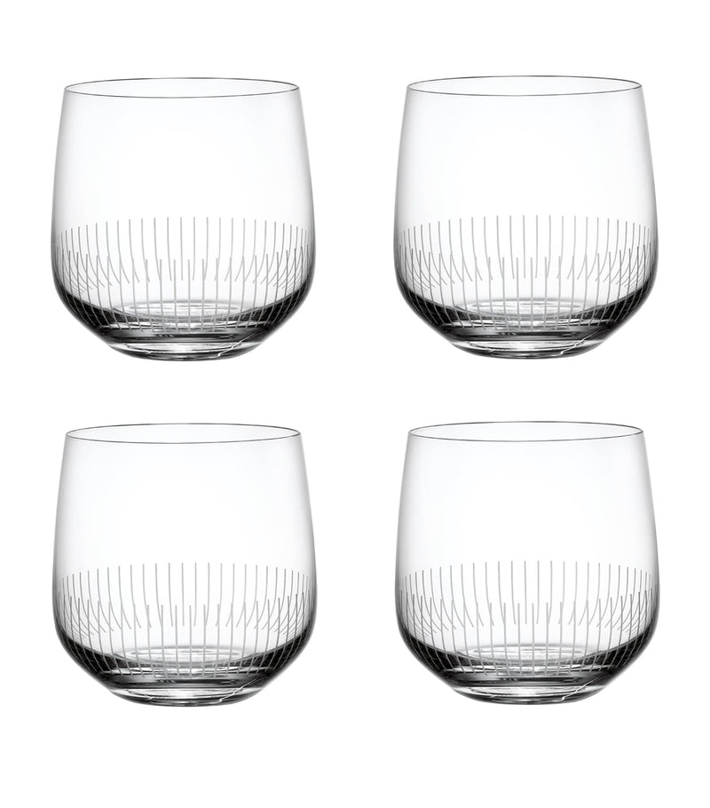 Villeroy & Boch Afina crystal water glasses set of 4 200ml (British brand)