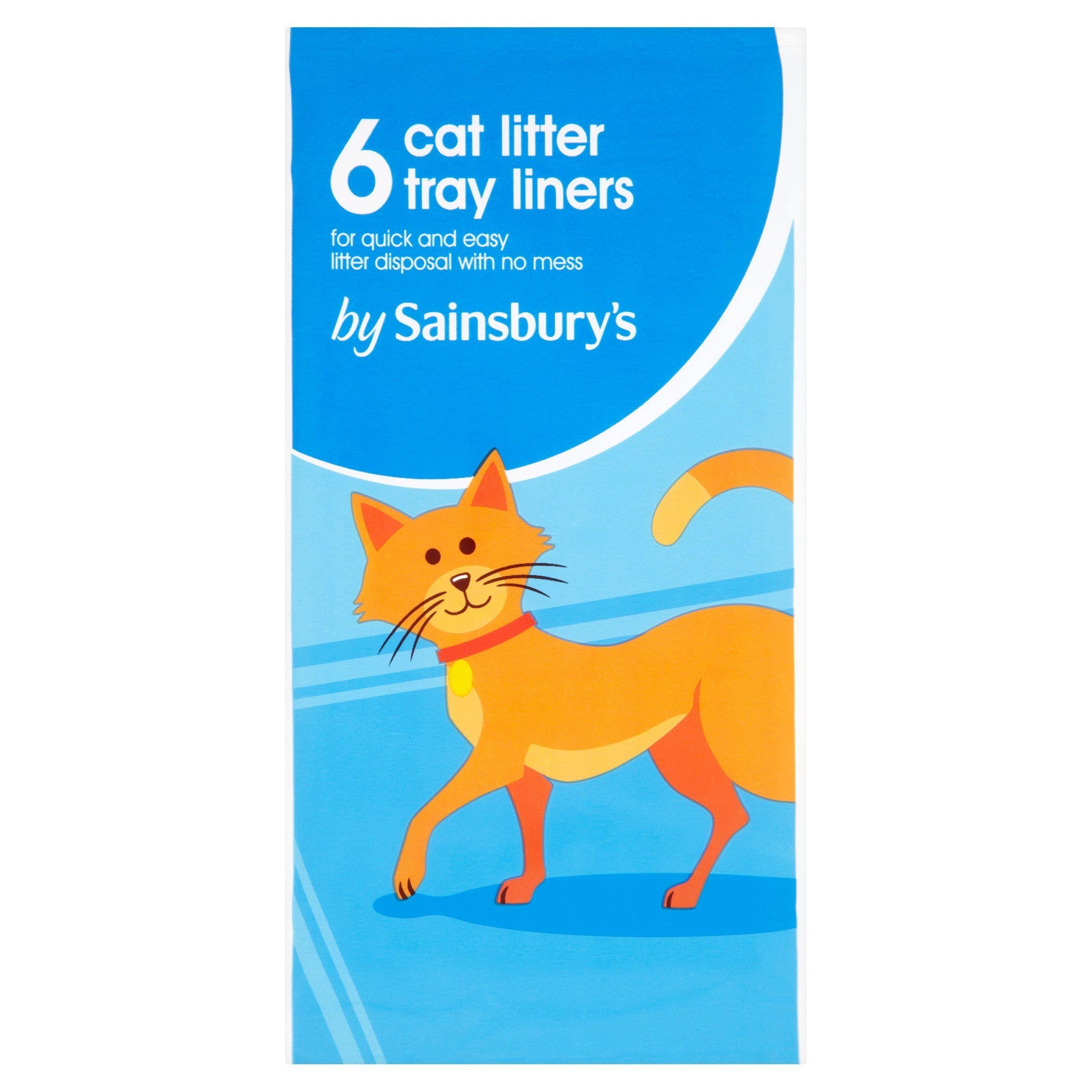 Sainsbury's Cat Litter Liners x6 Cat litter Sainsburys   