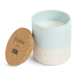 Habitat x Scion ceramic candle mandarin and violet, imported from the UK