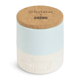 Habitat x Scion ceramic candle mandarin and violet, imported from the UK