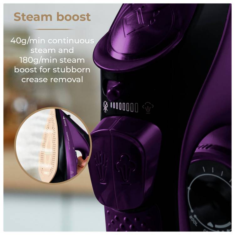Tower 2-in-1 steam iron (British brand)