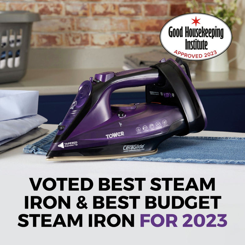 Tower 2-in-1 steam iron (British brand)