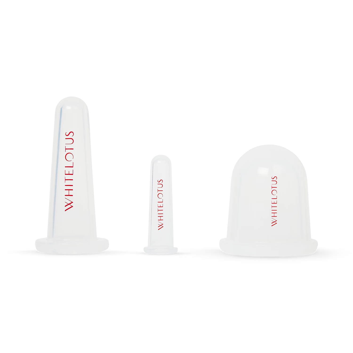 White Lotus Beauty cupping set 3-piece, imported from the UK