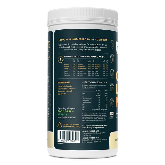 Nuzest Smooth Vanilla Clean Lean Protein Powder    1kg