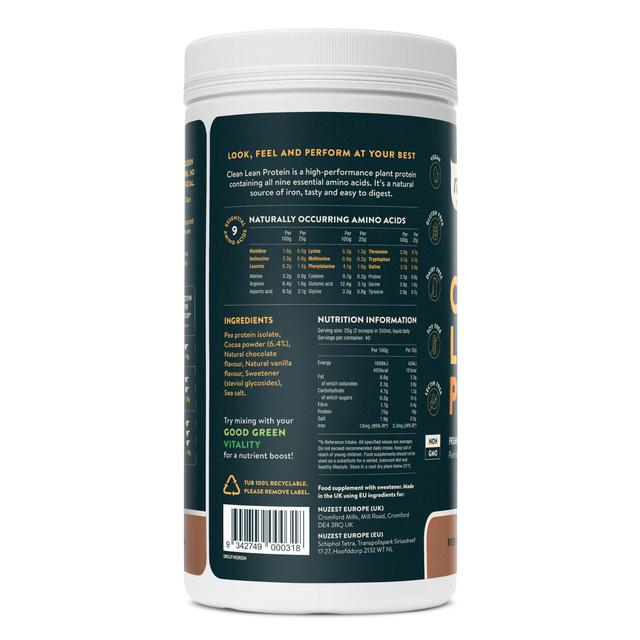 Nuzest Rich Chocolate Clean Lean Protein Powder   1kg