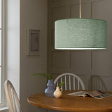 Habitat green linen easy fit lampshade 35cm - British product