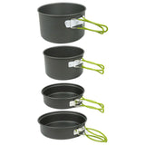 Streetwize camping cookware set with pans and accessories (British brand)