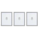 Habitat grey wooden picture frames set of 3, imported from the UK