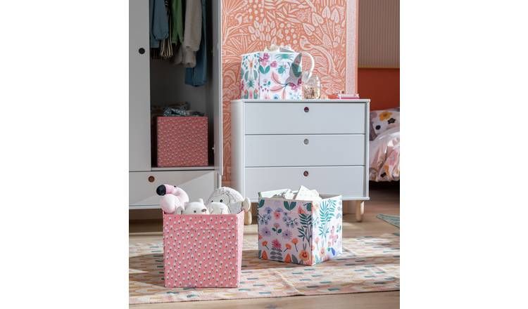 Habitat Pack of 4 Luna Canvas Box GOODS Argos