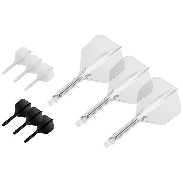 Target K-Flex integrated flight and shaft 9-pack, imported from the UK