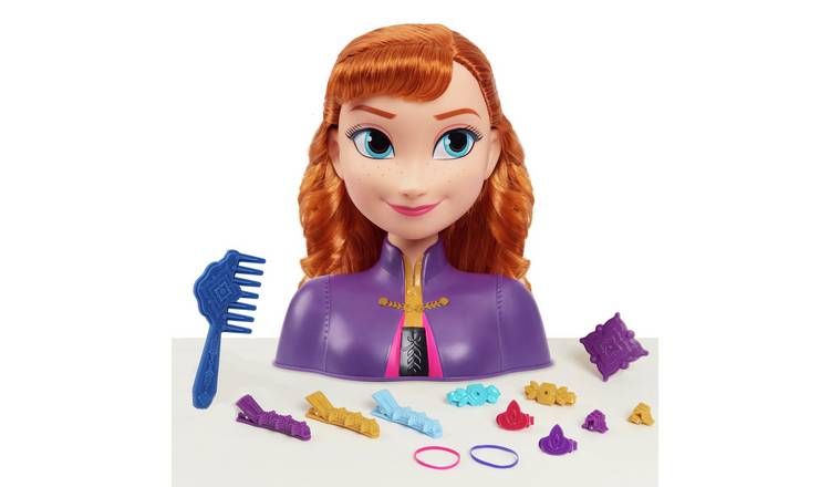 Disney Frozen 2 Anna Styling Head - 7inch/18cm GOODS Argos