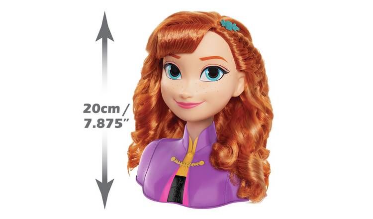 Disney Frozen 2 Anna Styling Head - 7inch/18cm GOODS Argos