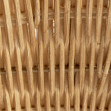 Habitat rattan wave storage basket natural - British product
