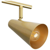 Argos Home steel 4 light spotlight bar brass finish, UK version