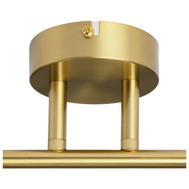 Argos Home steel 4 light spotlight bar brass finish, UK version