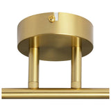 Argos Home steel 4 light spotlight bar brass finish, UK version