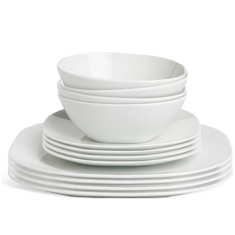 Sebastian Conran 12 piece porcelain dinner set (British brand)