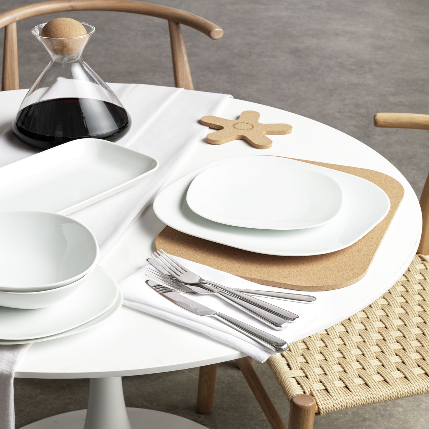 Sebastian Conran 12 piece porcelain dinner set (British brand)