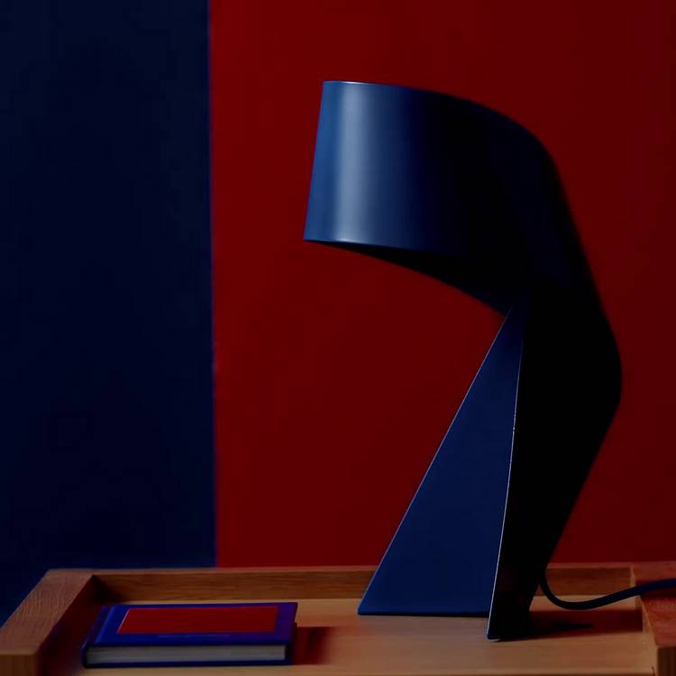 Habitat 60 Ribbon table lamp 36cm blue, UK version