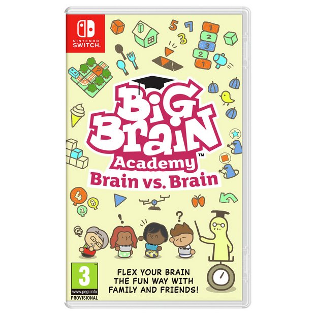 Big Brain Academy Brain vs. Brain Nintendo Switch game, UK version