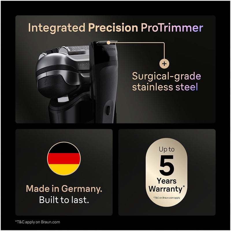 Braun Series 9 PRO+ electric shaver, UK version