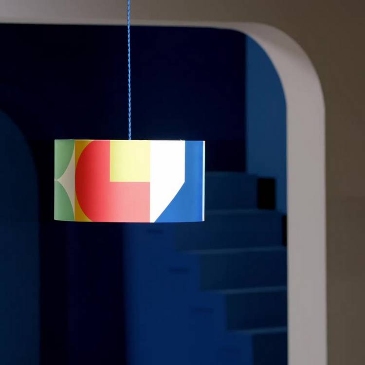 Habitat geometric easy fit lampshade 45cm, UK version