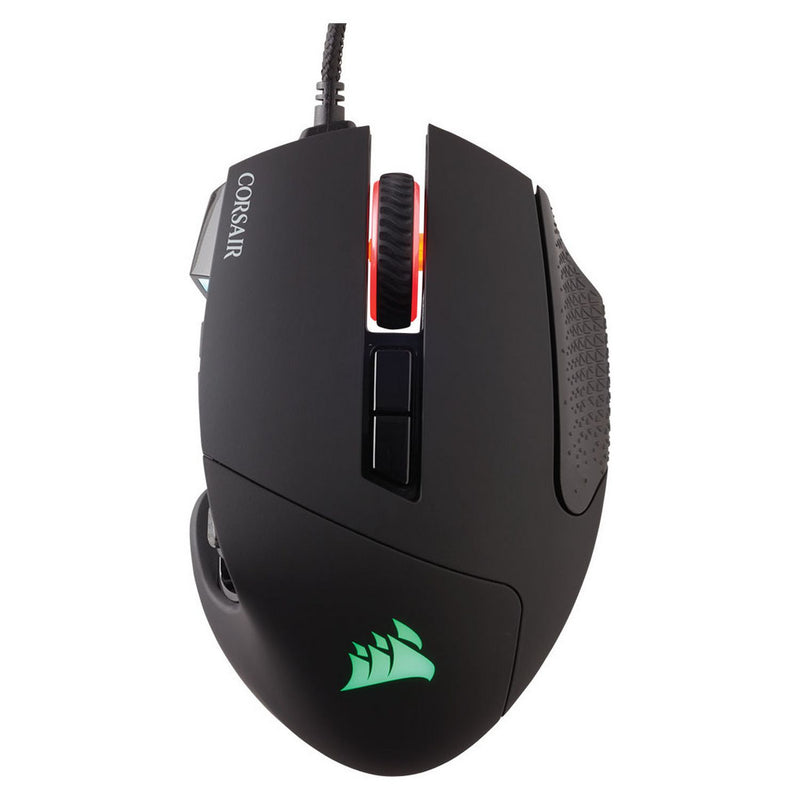 Corsair Scimitar RGB Elite MMO gaming mouse black, imported from the UK