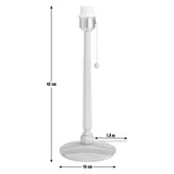Habitat wooden table lamp base ash - British product