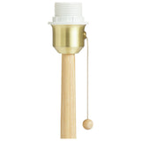 Habitat wooden table lamp base ash - British product