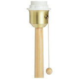 Habitat wooden table lamp base ash - British product