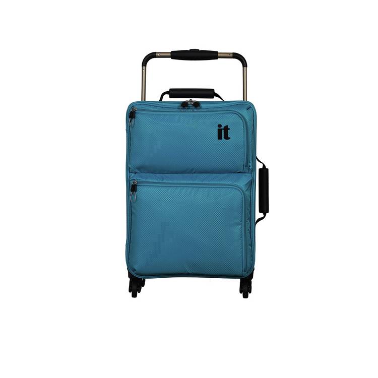 it Luggage World's Lightest 4 Wheel soft cabin suitcase 55cm - British product