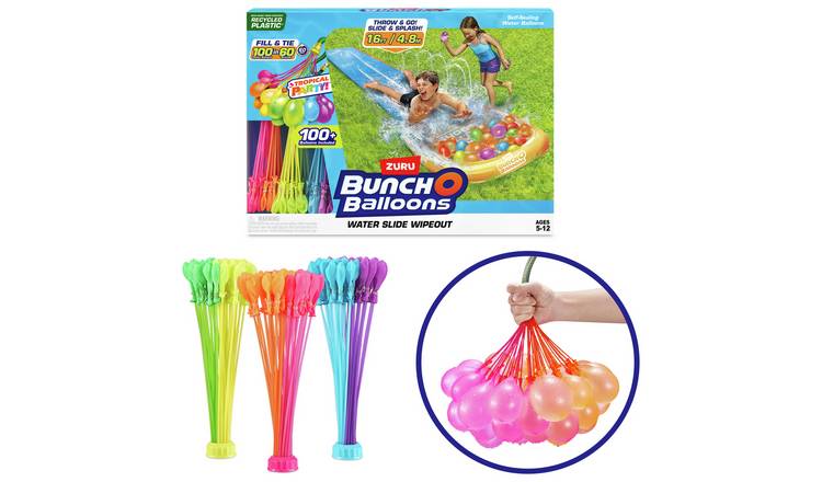 ZURU Bunch O Balloons Tropical Party Water Slide Wipeout GOODS Argos