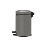 Brabantia 3 Litre Mineral Concrete Grey Pedal Bin GOODS M&S   