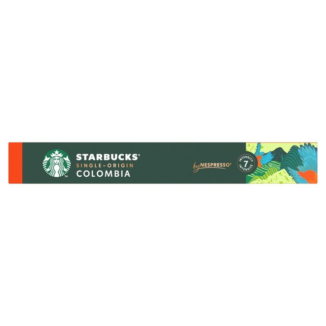 STARBUCKS by NESPRESSO Single-Origin Colombia Espresso Coffee Pods   10 per pack