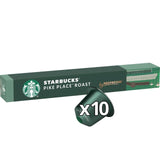 STARBUCKS by NESPRESSO Pike Place Lungo Coffee Pods   10 per pack GOODS M&S   