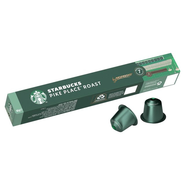 STARBUCKS by NESPRESSO Pike Place Lungo Coffee Pods   10 per pack GOODS M&S   