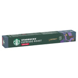 Starbucks by Nespresso Decaf Espresso Roast Coffee Pods   10 per pack GOODS M&S   